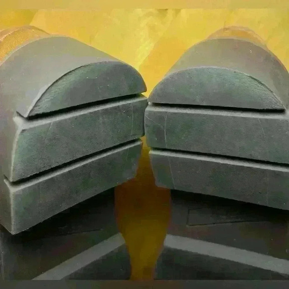 Chunky Platform Lug Sole Loafers Sz 7.5 Neutral Office Career Acadameia Y2K 90s - Picture 8 of 13